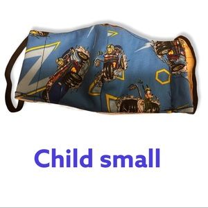 Race car Mickey child small cotton mask